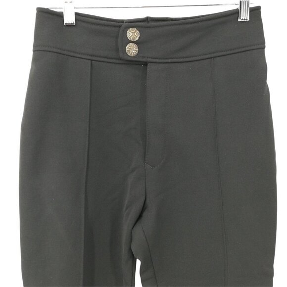 Vintage Metropolis by Couloir Ski Pants Size 10 Schoeller Skifans Stirrups Black - Picture 3 of 12